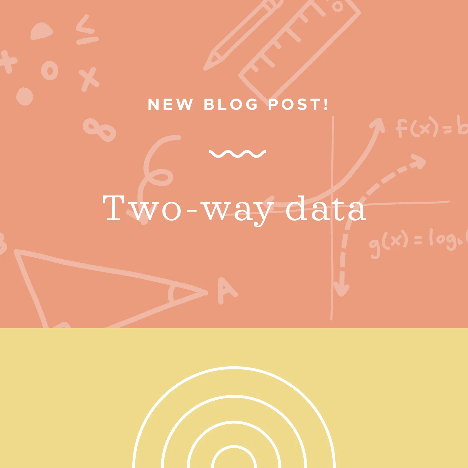 Two-way data compared to one-way data