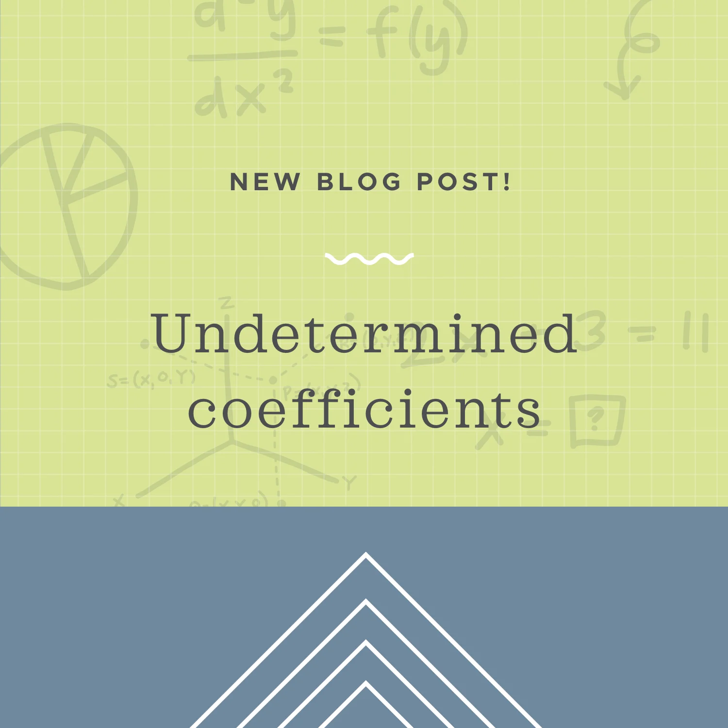 Undetermined coefficients for second-order nonhomogeneous equations