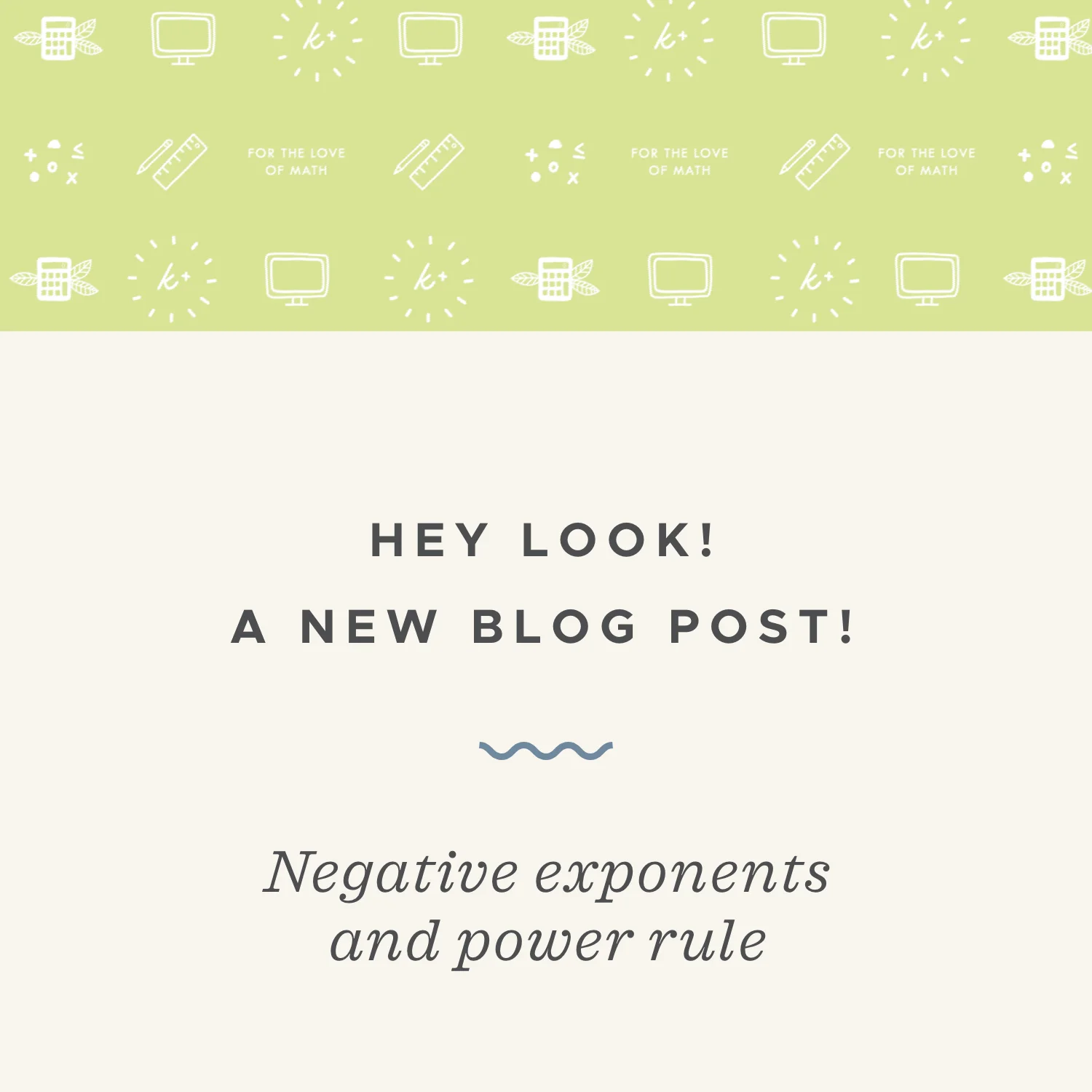 Negative exponents and power rule for exponents