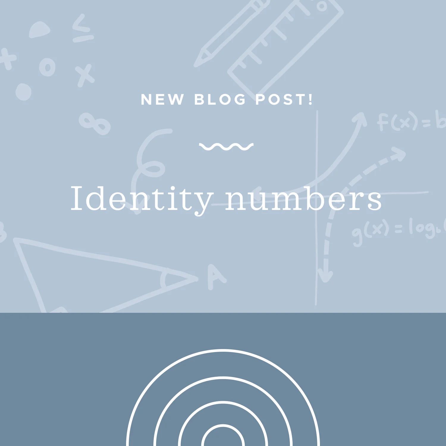 The identity numbers for addition and multiplication