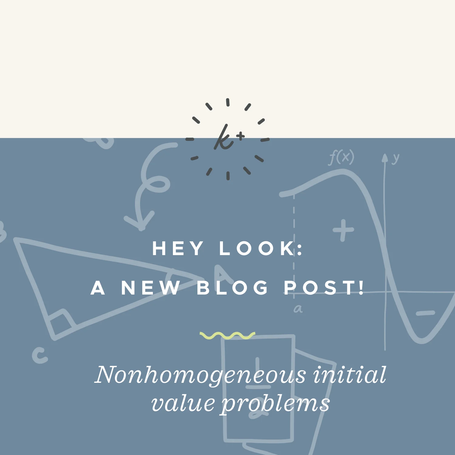 Second-order nonhomogeneous differential equations initial value problems