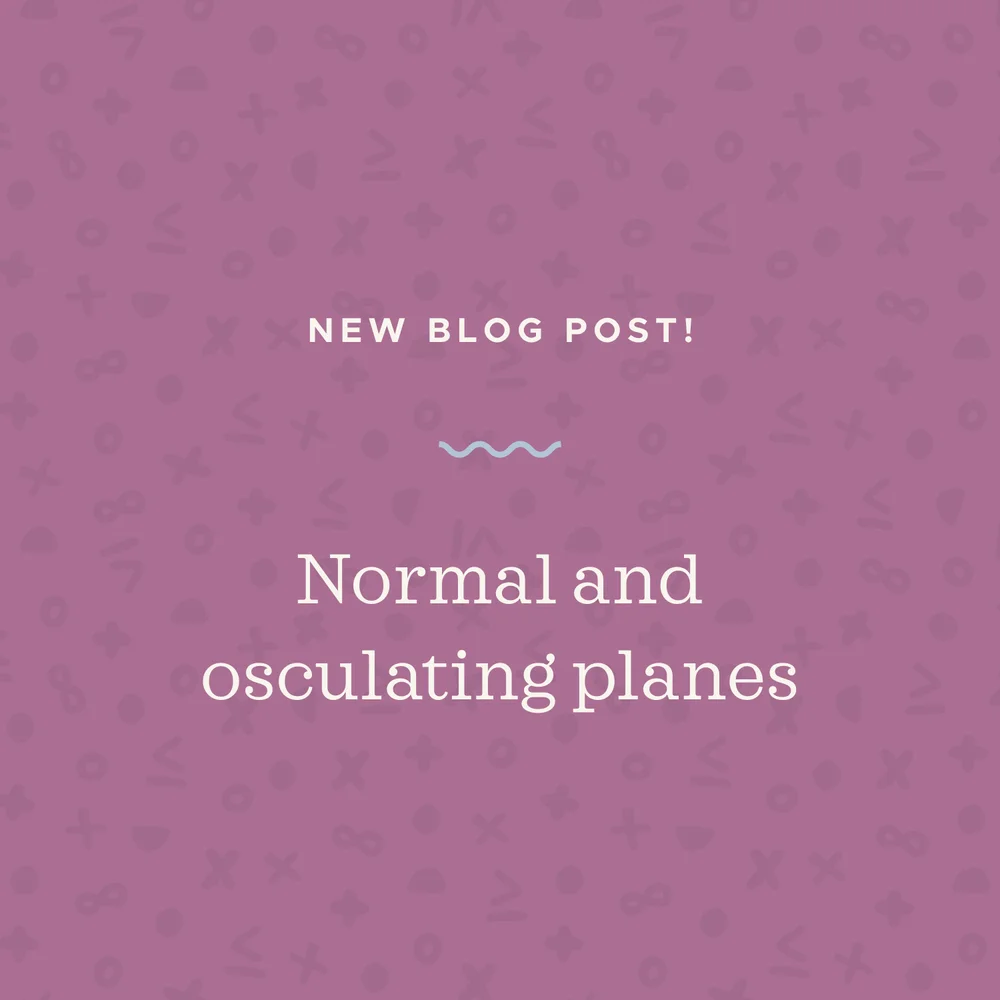 Finding the equations of the normal and osculating planes — Krista King  Math | Online math help