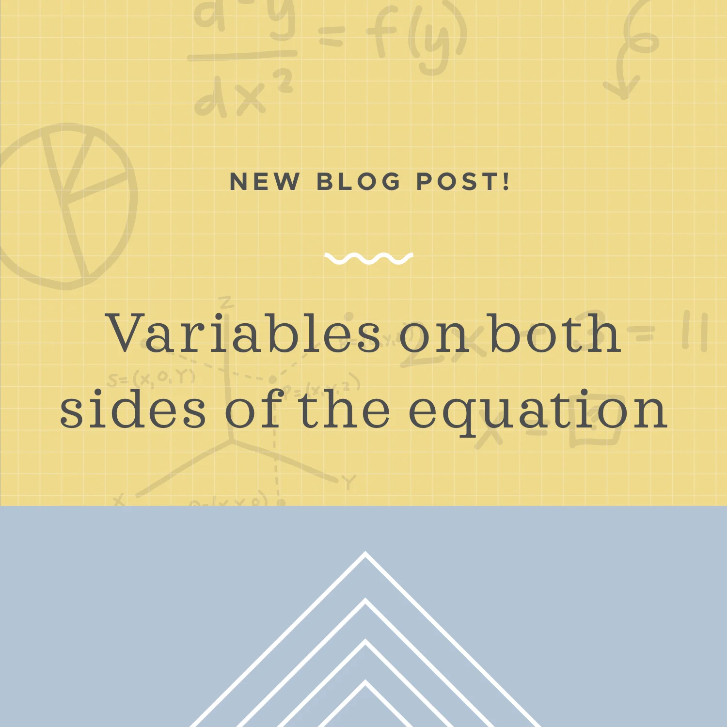 Solving equations with variables on both sides of the equation