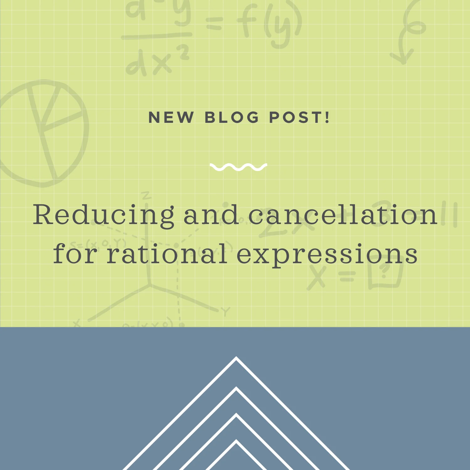 Cancelling common factors to simplify rational expressions