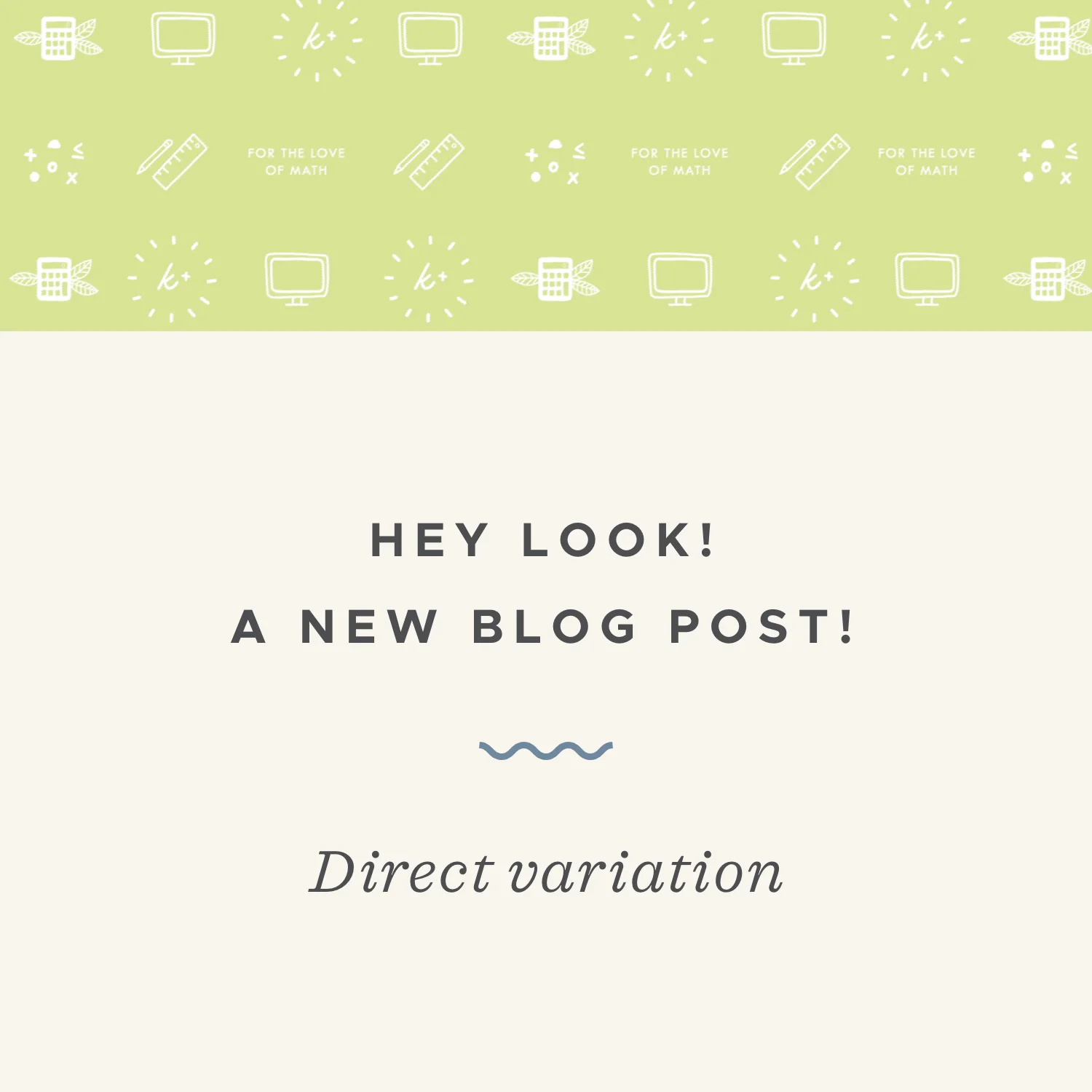 Solving direct variation equations