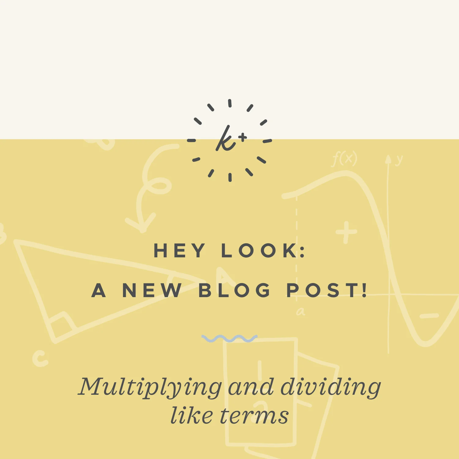 How to multiply and divide like terms