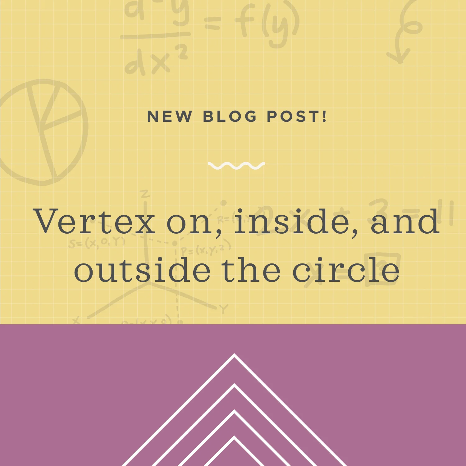 Intersecting secant and tangent line with vertices on, inside, or outside the circle
