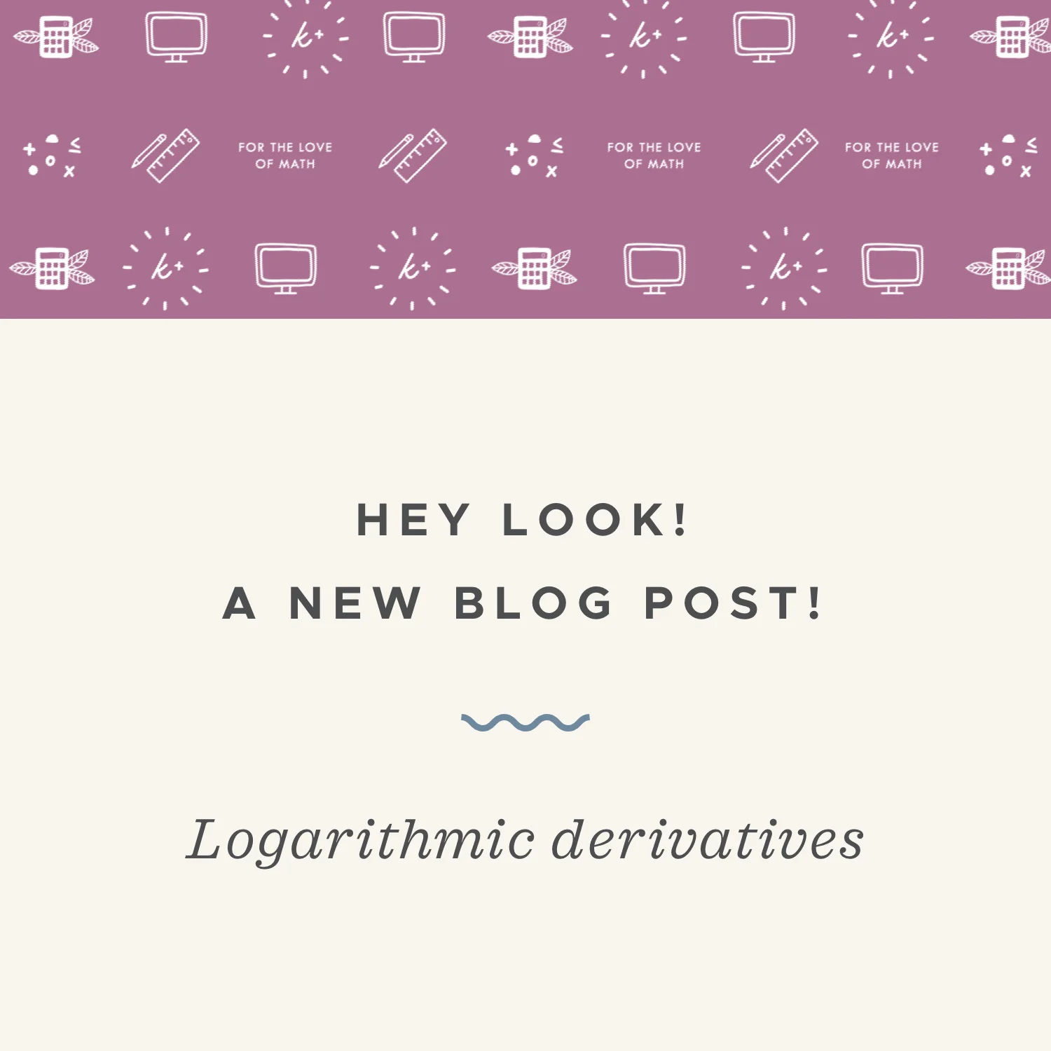 Finding derivatives of logs and natural logs