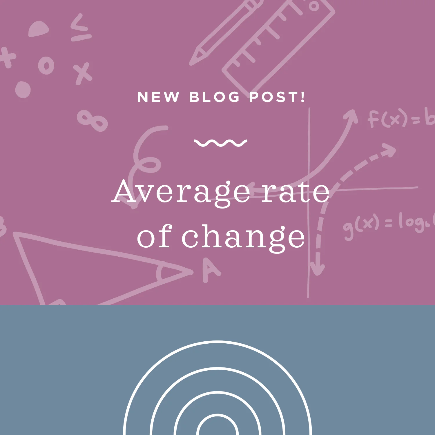 Average rate of change over an interval