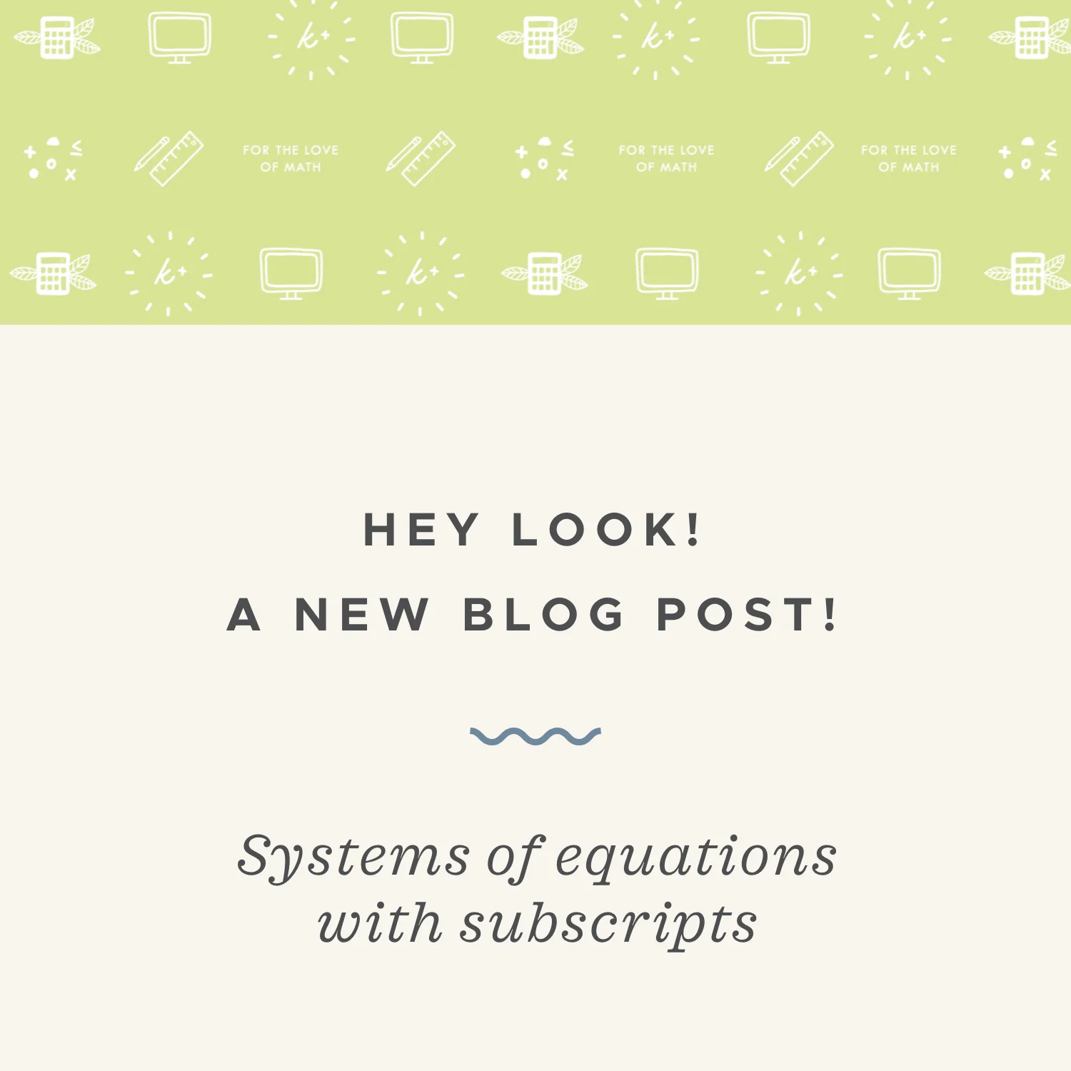 Solving systems of equations with subscripts — Krista King Math ...