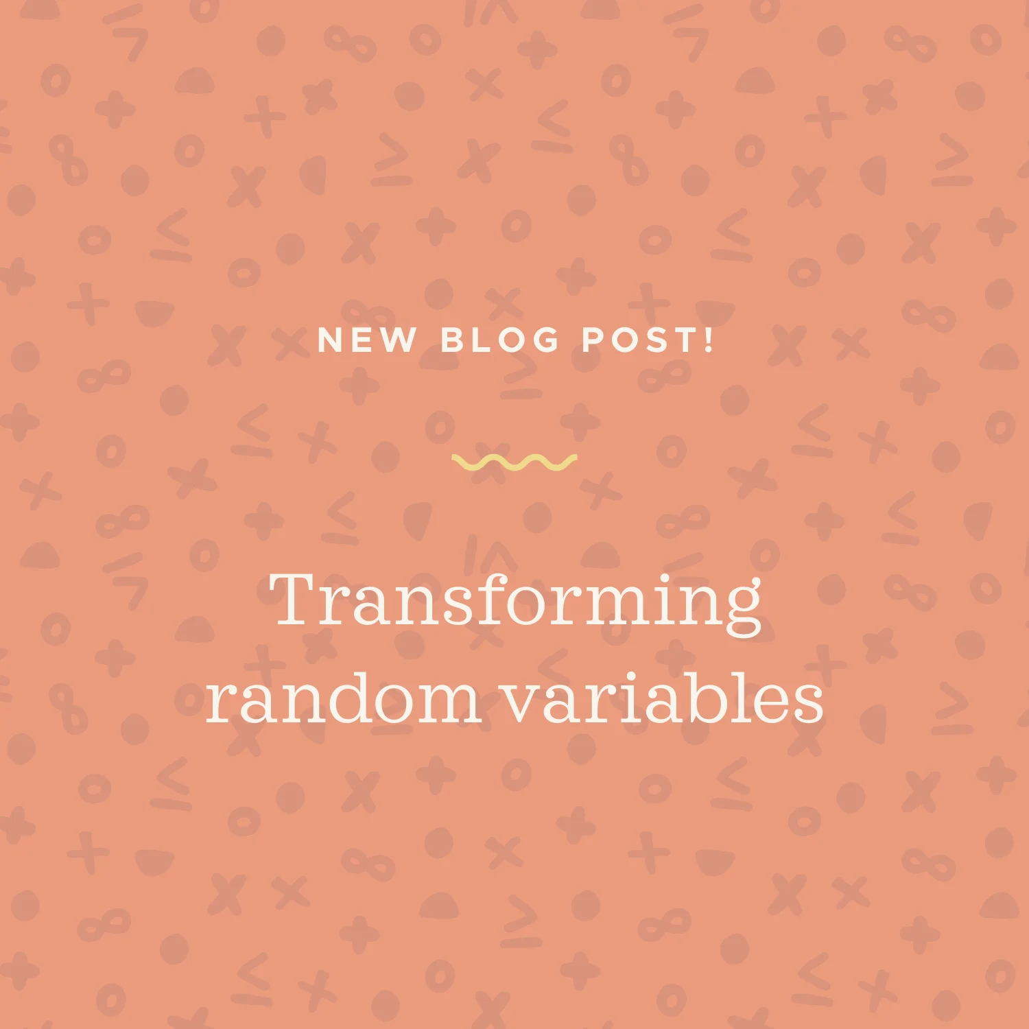 Transforming random variables by shifting and scaling the data set