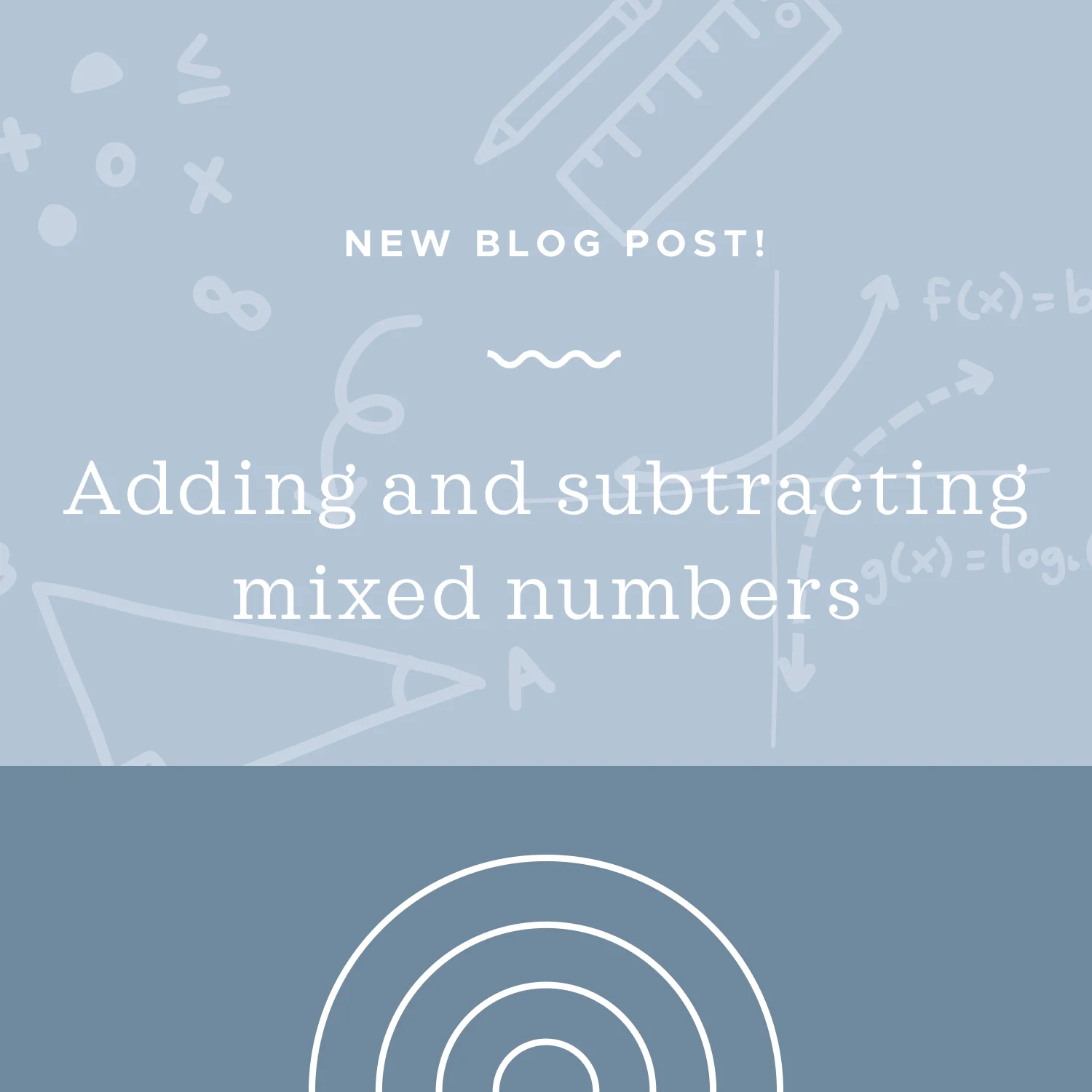 Adding and subtracting mixed numbers