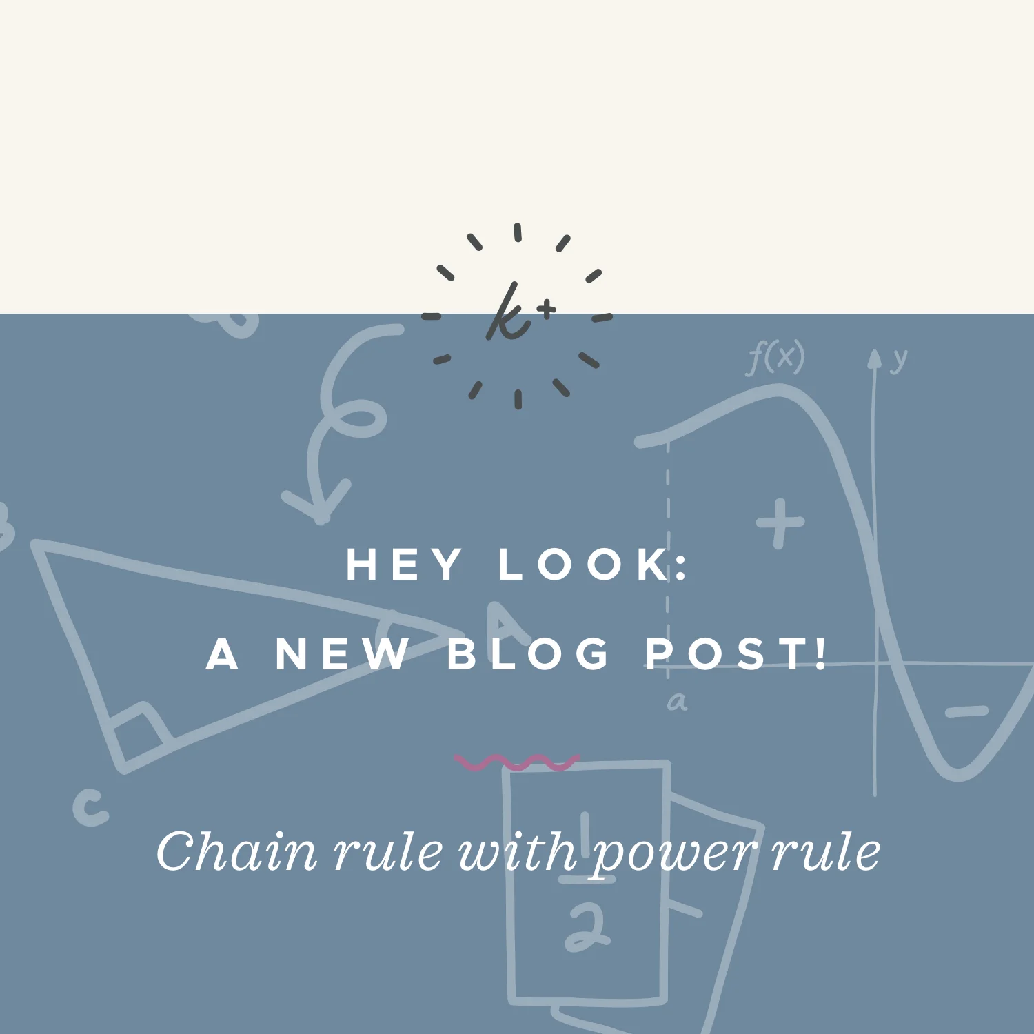 How to use chain rule and power rule together