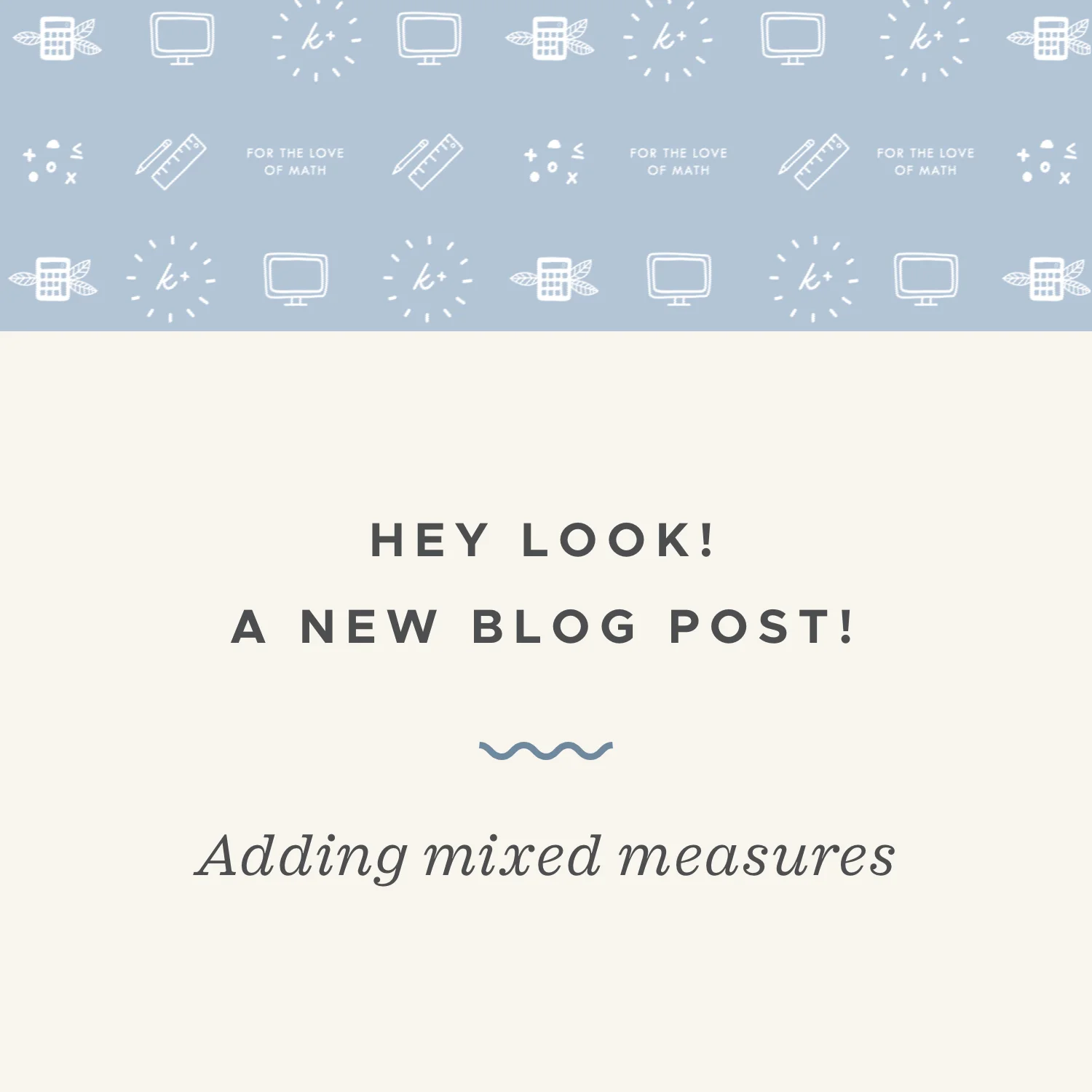 How to add mixed measures