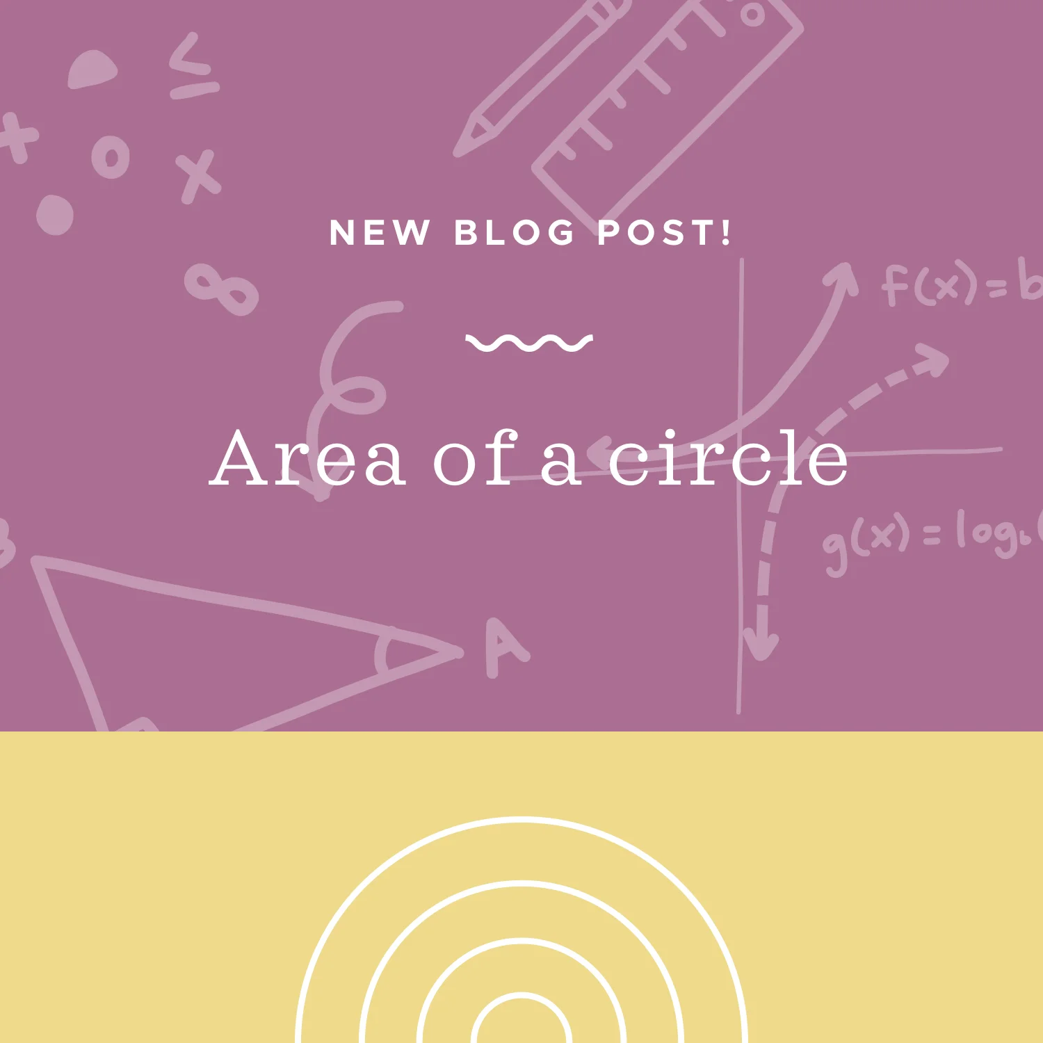 Finding the area of a circle