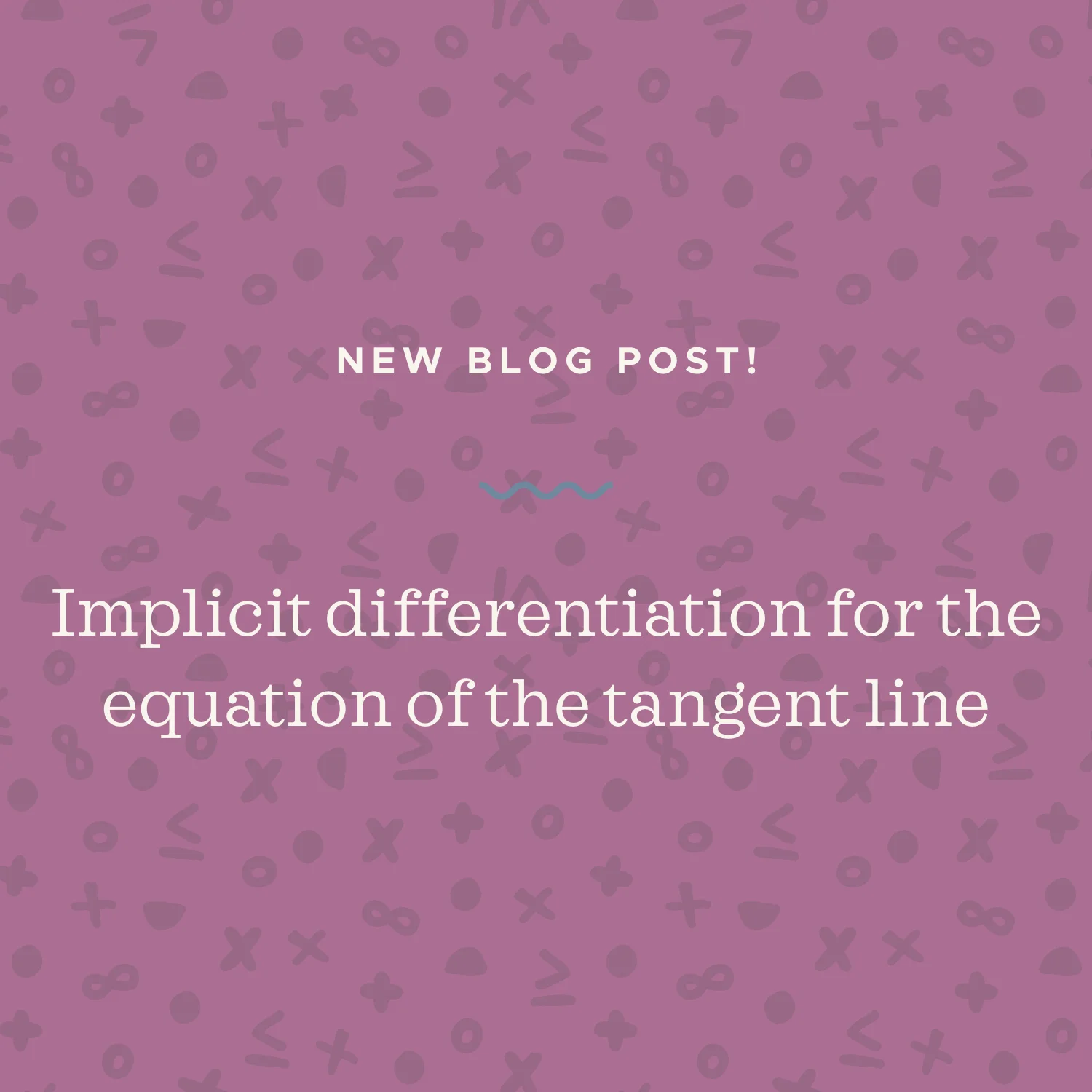 Equation of the tangent line using implicit differentiation