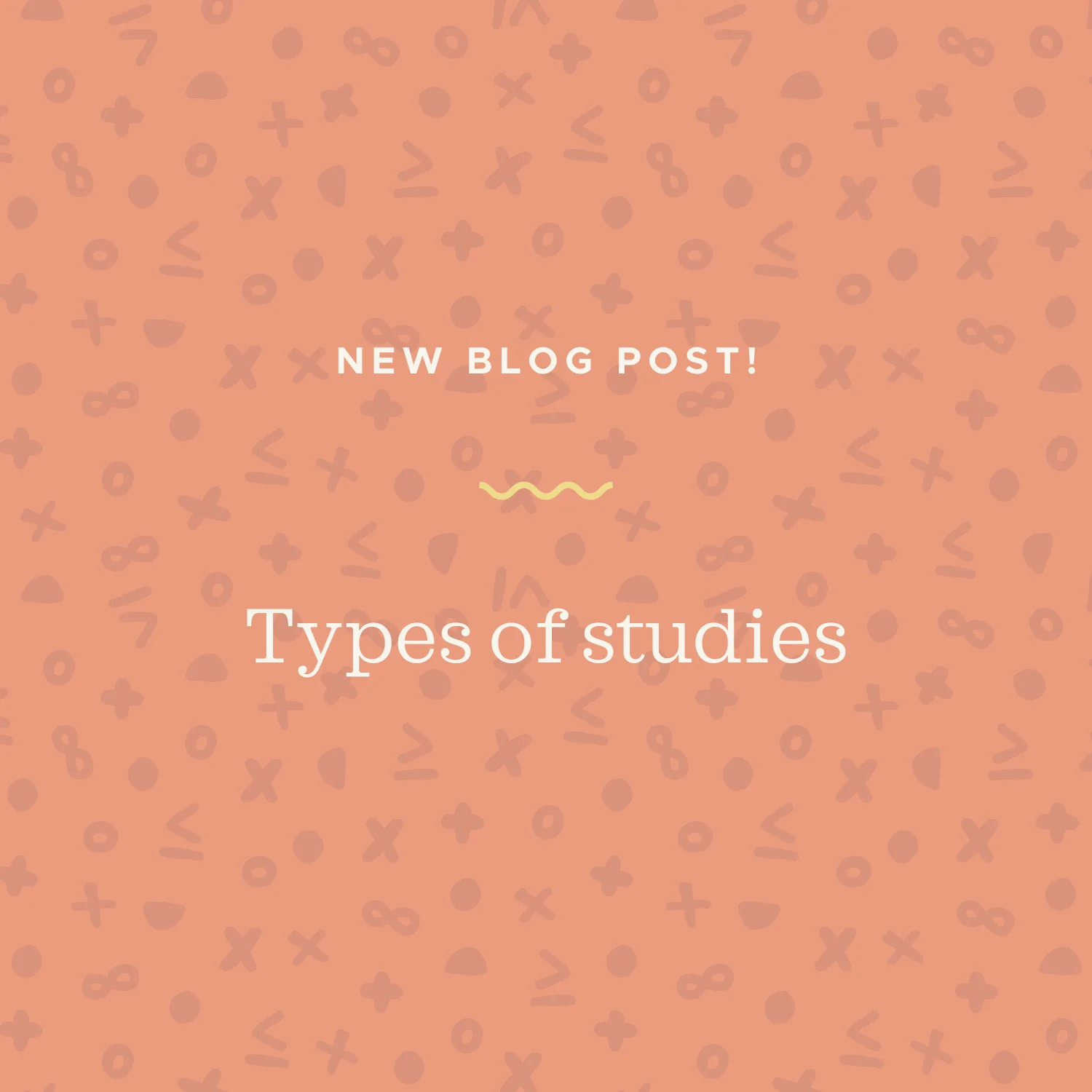 Different types of studies for statistics