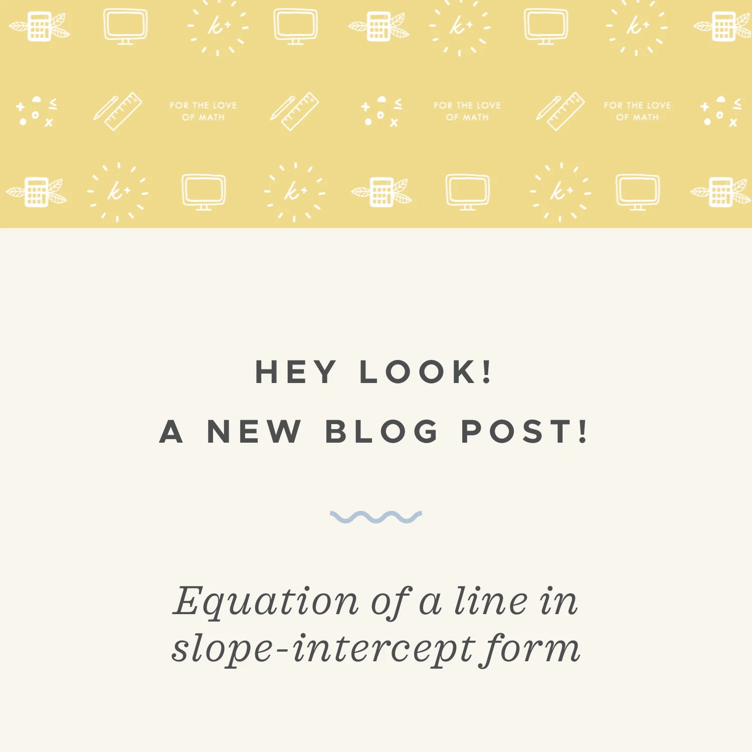 Finding the equation of a line in slope-intercept form