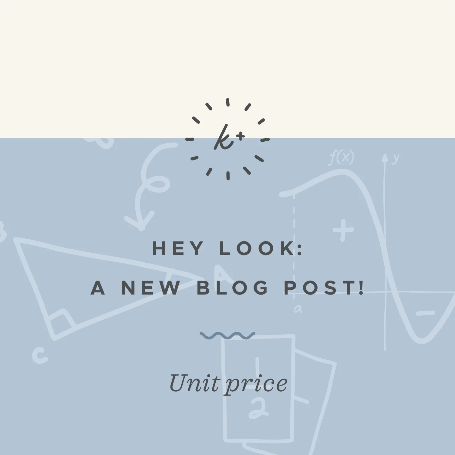 Finding unit price (price per unit)