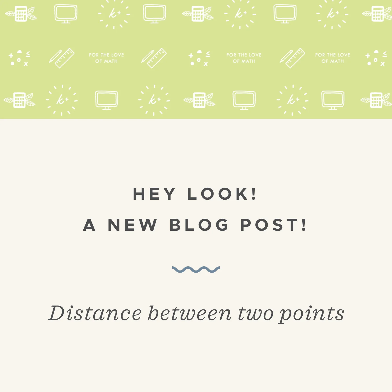 Finding the distance between two points