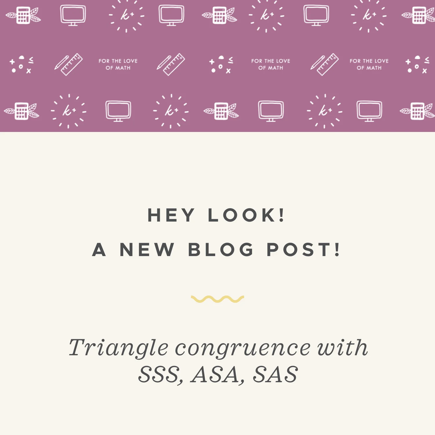 Triangle congruence with SSS, ASA, SAS