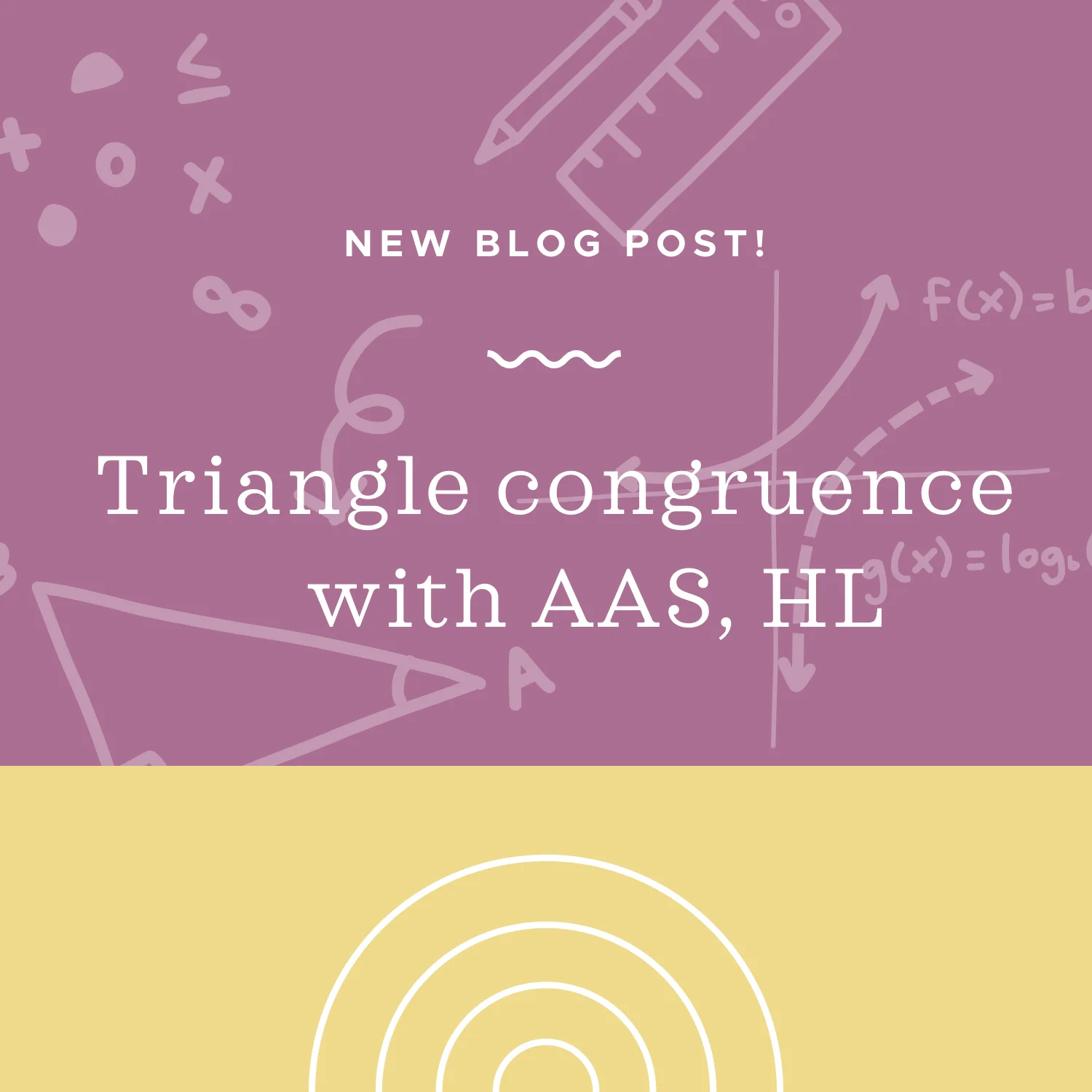 Triangle congruence with AAS, HL