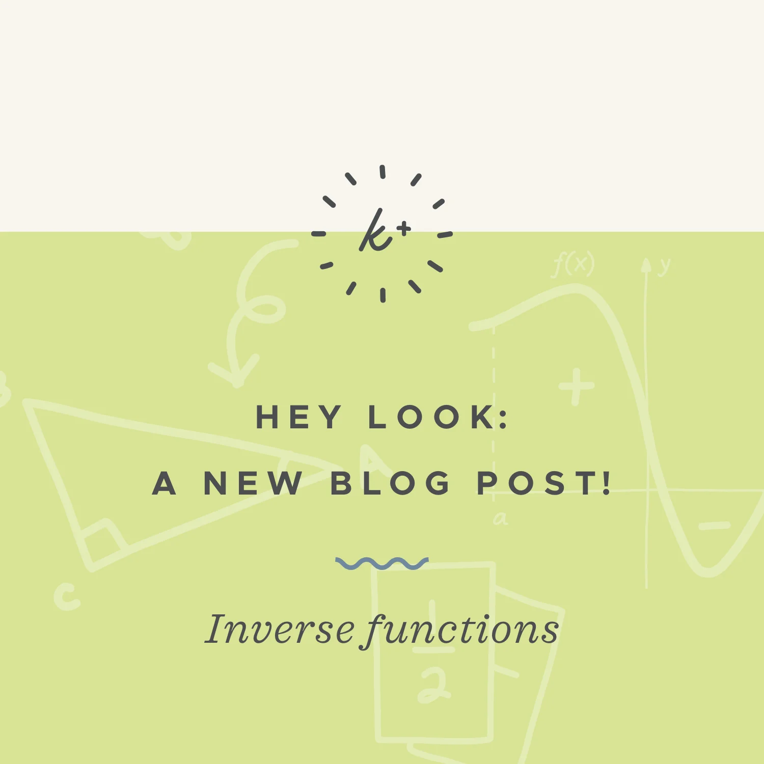 Finding the inverse of a function