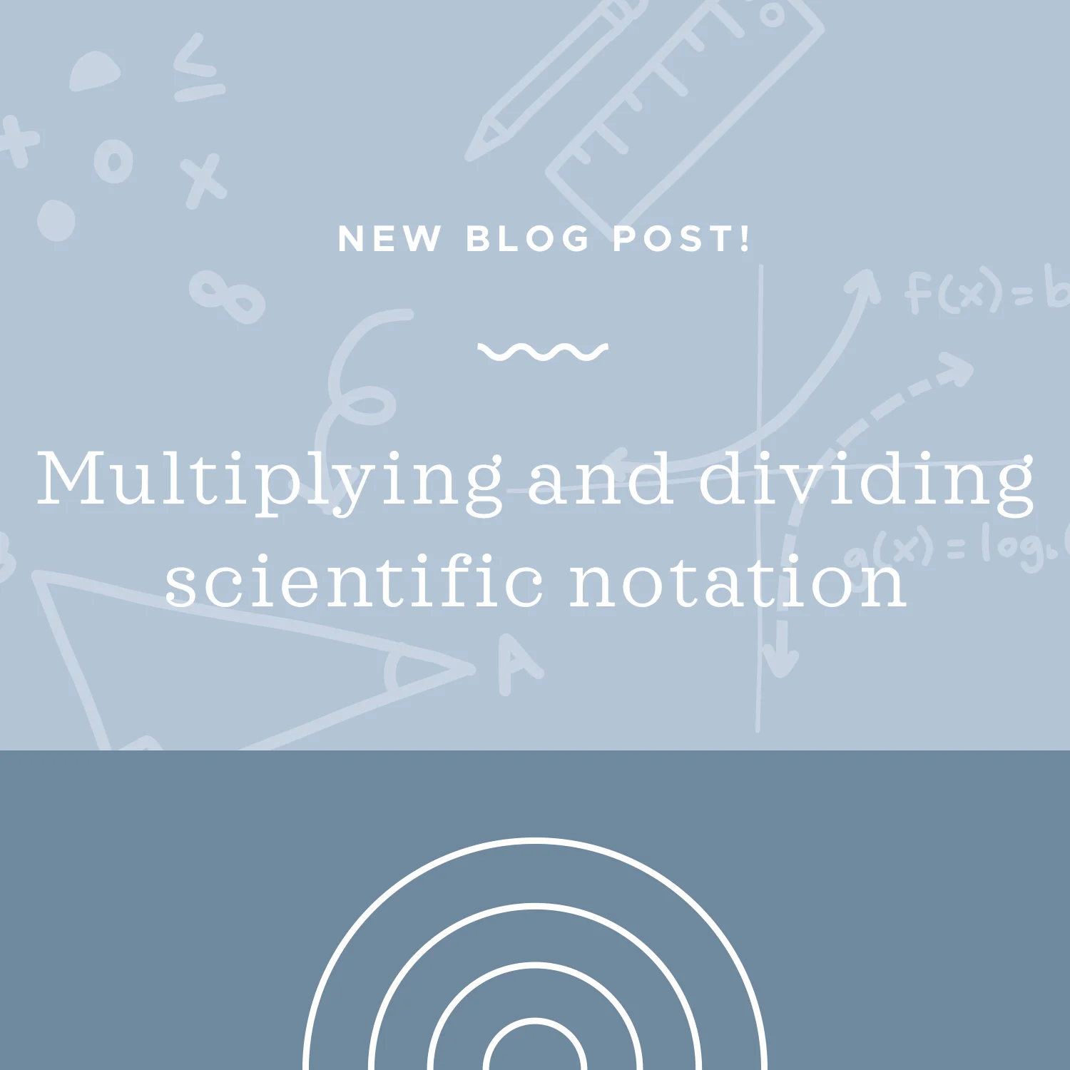 Simplifying scientific notation that's multiplied in a fraction