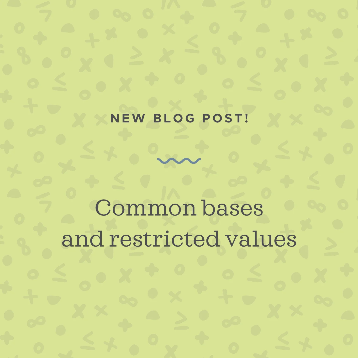 Common bases of logarithms and values where logarithms aren’t defined