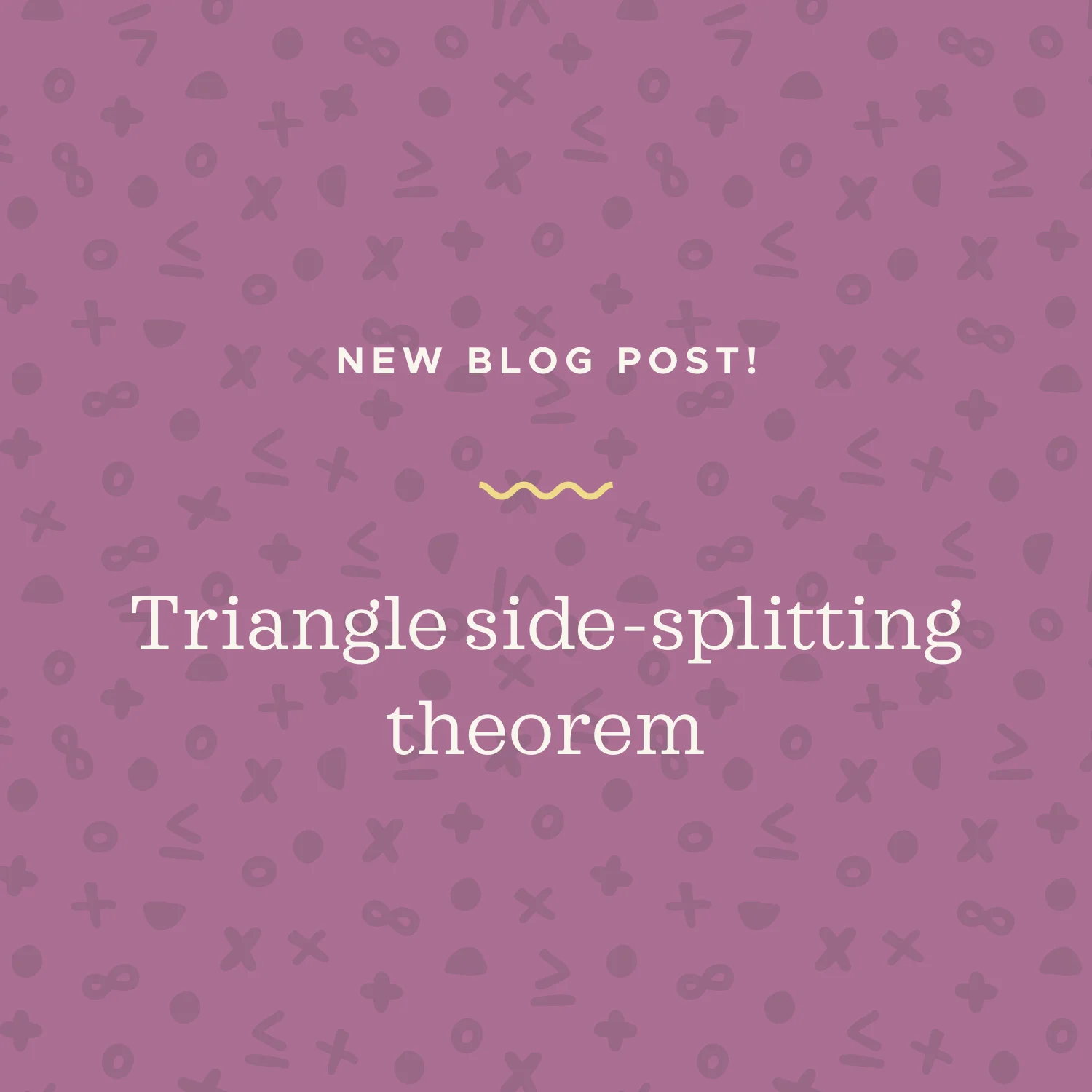 How to use the triangle side-splitting theorem