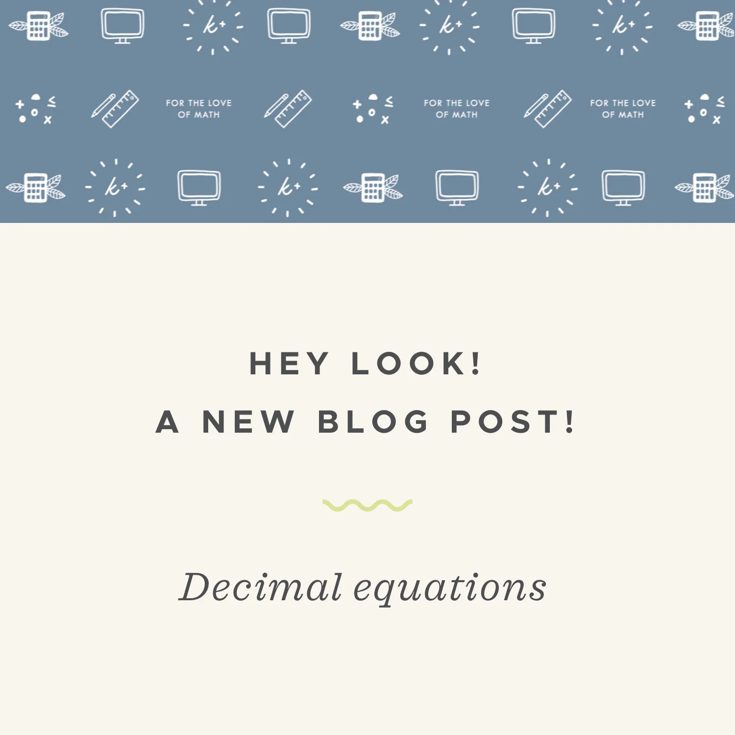 How to solve equations that include decimal numbers
