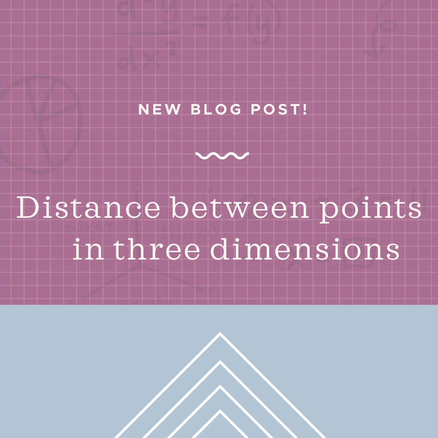 How to find the distance between points in three dimensions