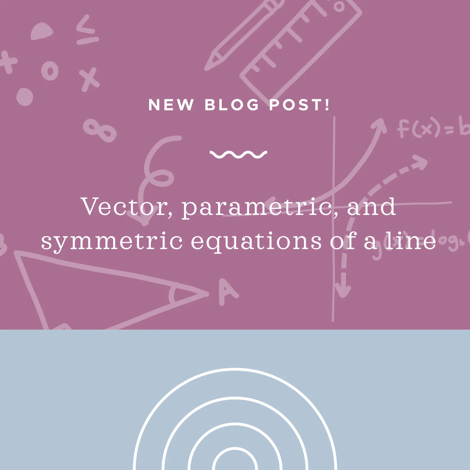 Finding vector, parametric, and symmetric equations of a line