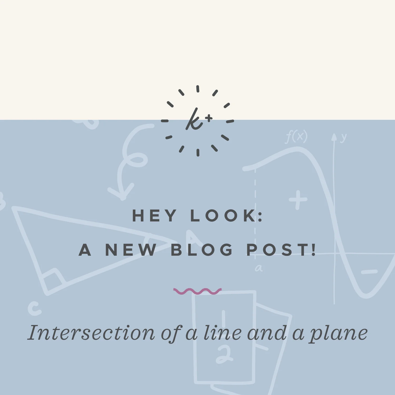 Finding the intersection of a line and a plane