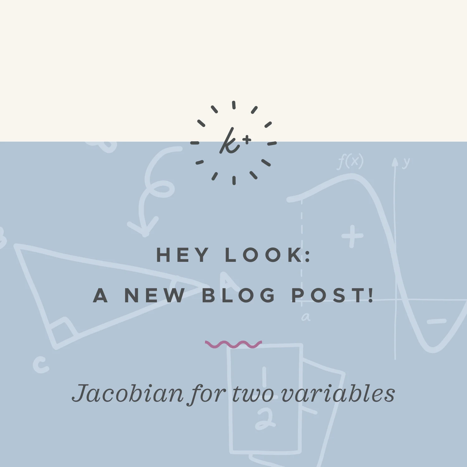 Using a Jacobian matrix to make a two-variable transformation