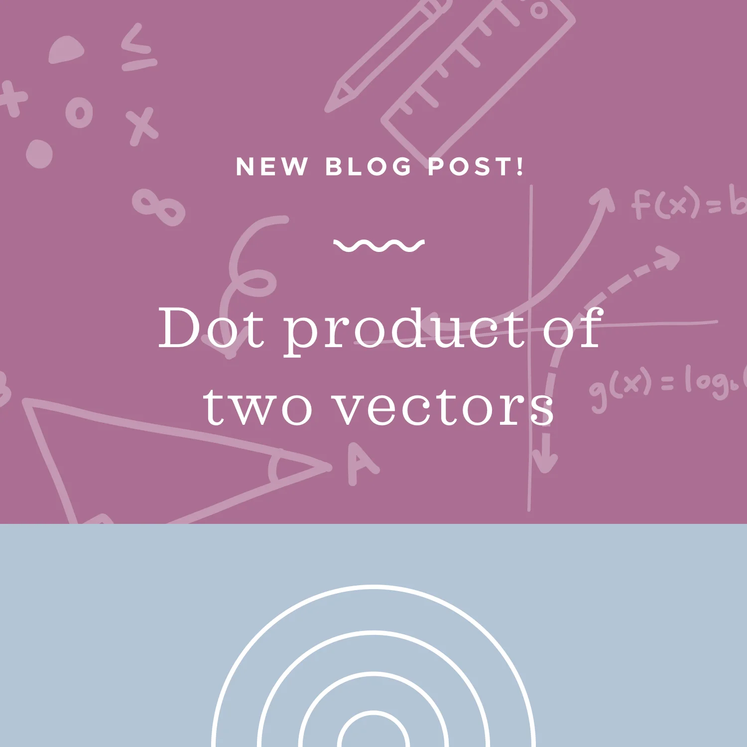 Dot product of two vectors