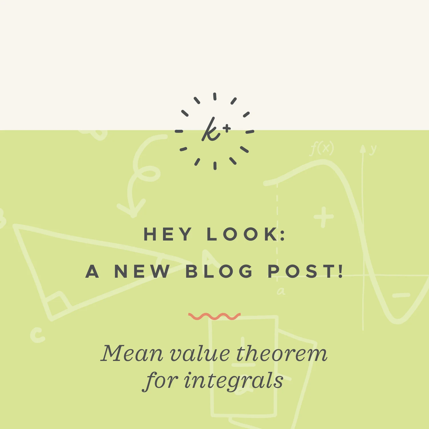 Mean value theorem for integrals