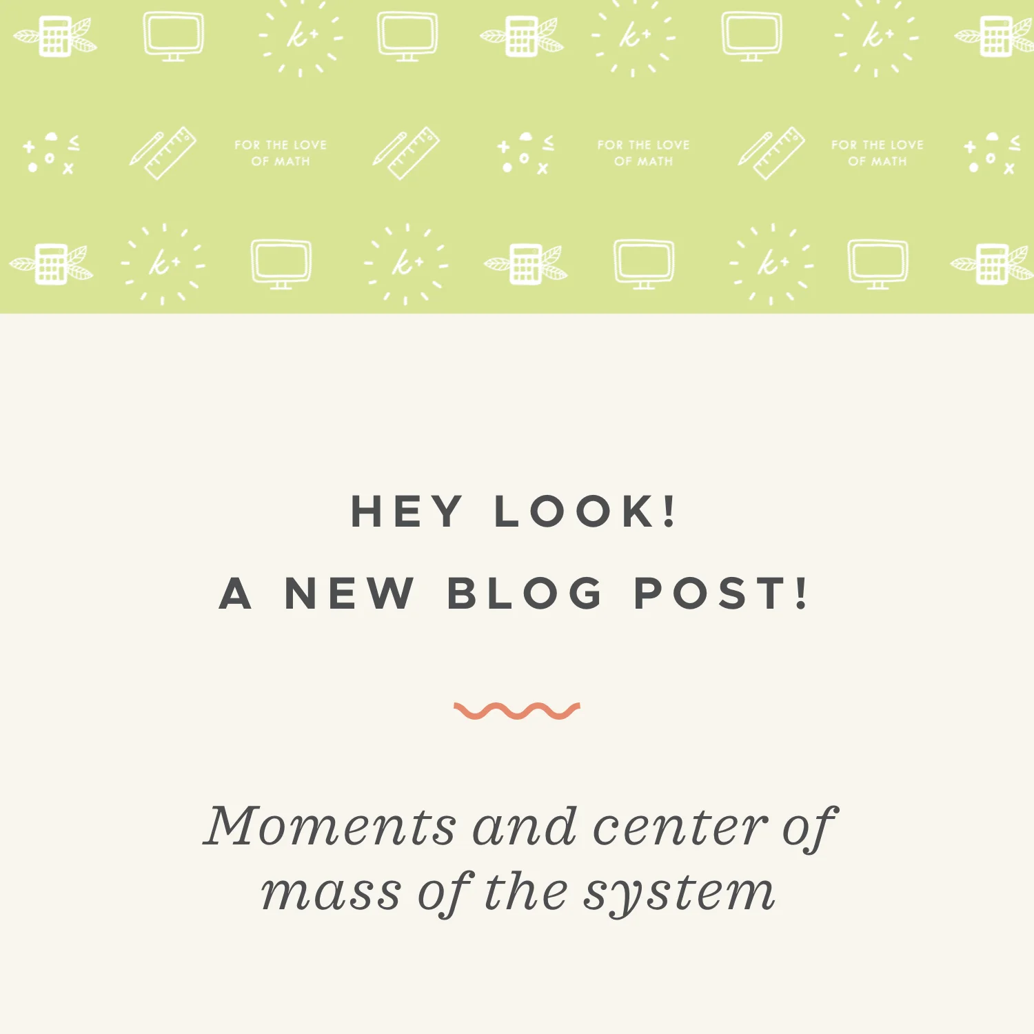 Finding the moments and center of mass of a system