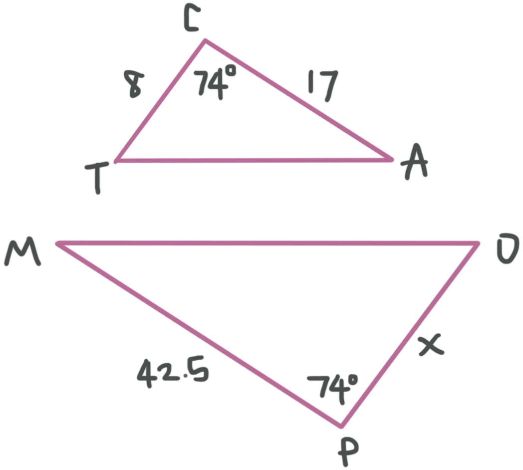 Similar triangles have corresponding sides and angles — Krista Regarding Proportions And Similar Figures Worksheet