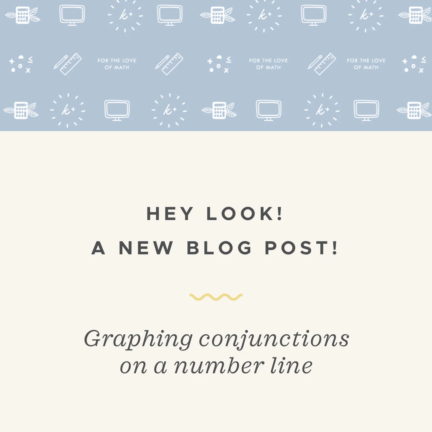 Graphing conjunctions on a number line