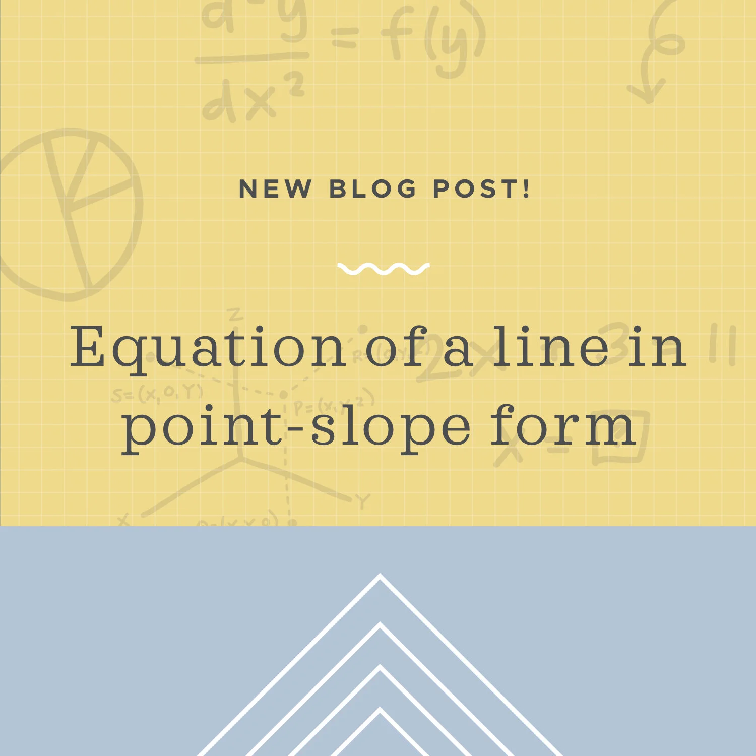 Equation of a line in point-slope form