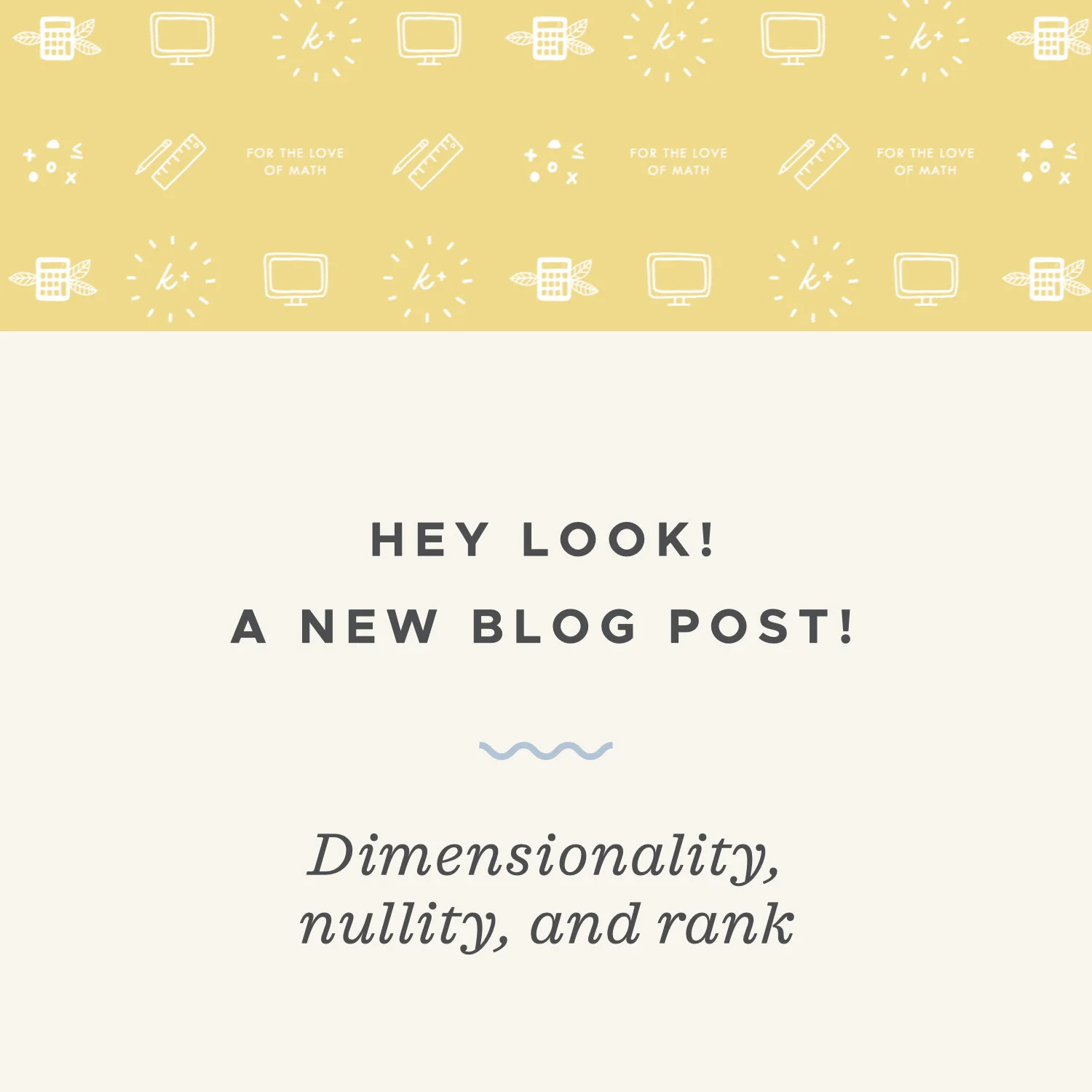How to find the dimensionality, nullity, and rank of a vector space