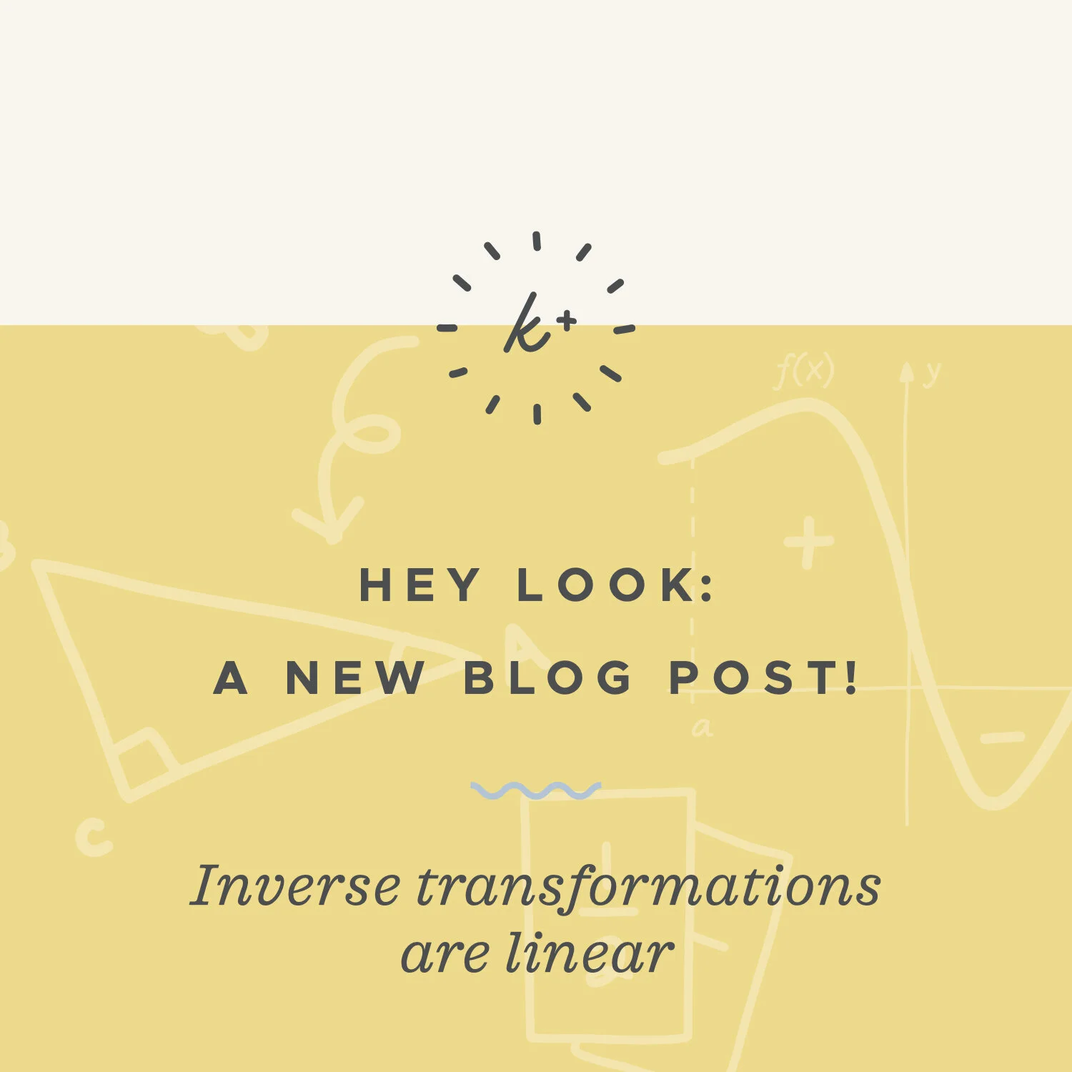 Inverse transformations are linear