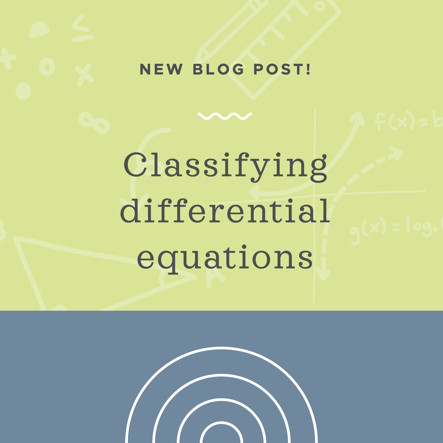 Classifying differential equations by order, linearity, and homogeneity ...