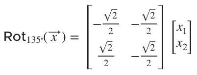 Using a linear transformation to represent a rotation — Krista King ...
