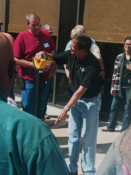 Ocala locate training training Paul Larkin, Staking University, teaches with hands-on training. Watch Sunshine 811's website and social media for future training opportunities.