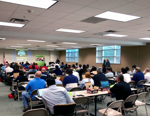 Sunshine 811 hosted five Safe Digging Forums with sponsors Safety Alliance and Florida Energy Pipeline Association . The Miami Forum, pictured above, was held April 4. Forums were also held in Jacksonville, Tallahassee, Orlando and Tampa. More information on those in an upcoming blog post.