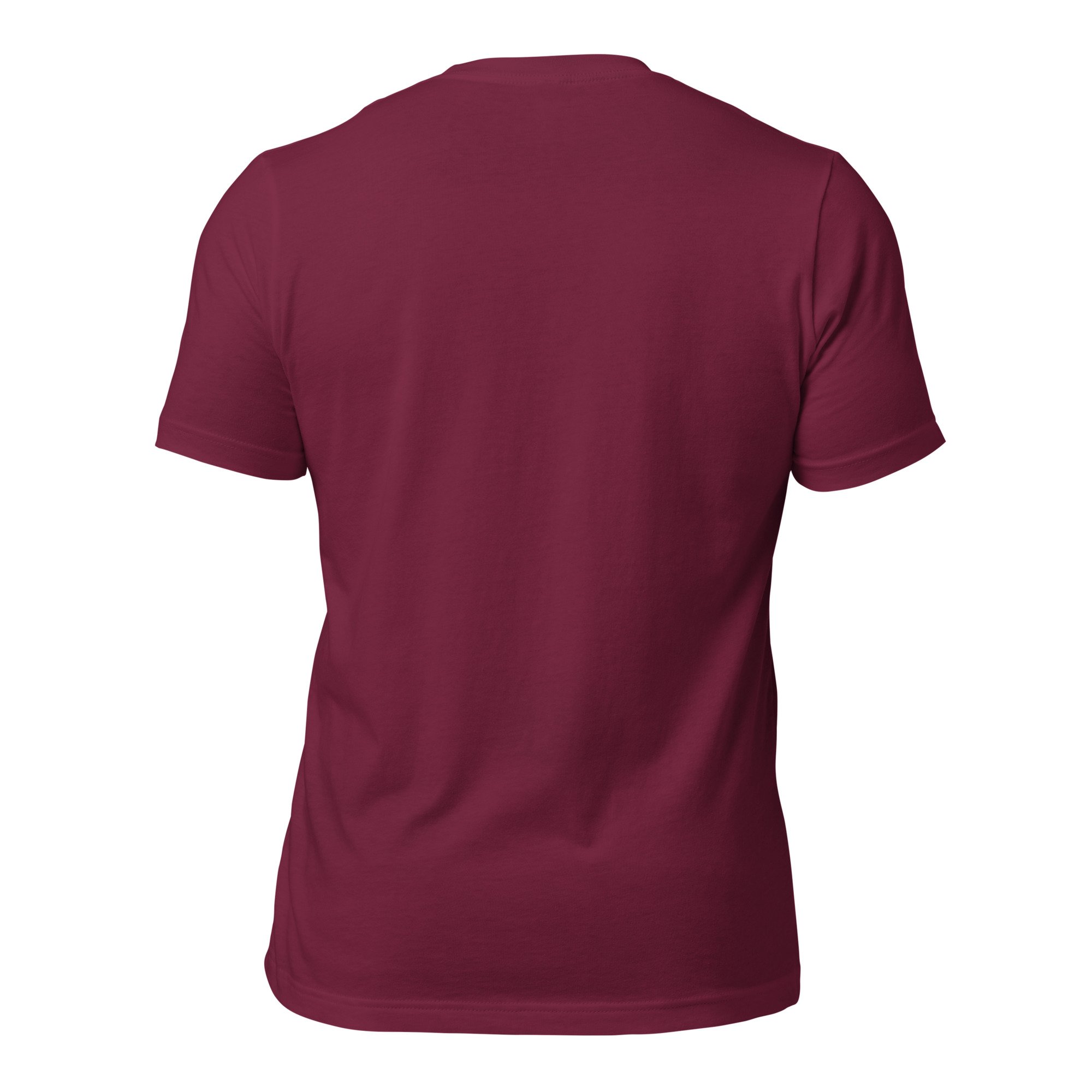 unisex-staple-t-shirt-maroon-back-69e979357eb3e.jpg