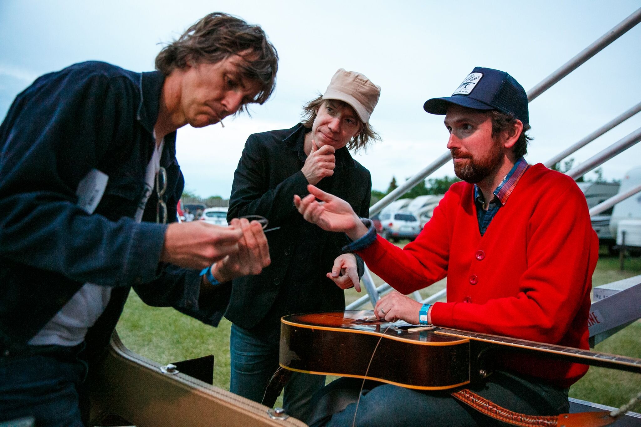 Sloan and Shotgun Jimmie backstage (2016)