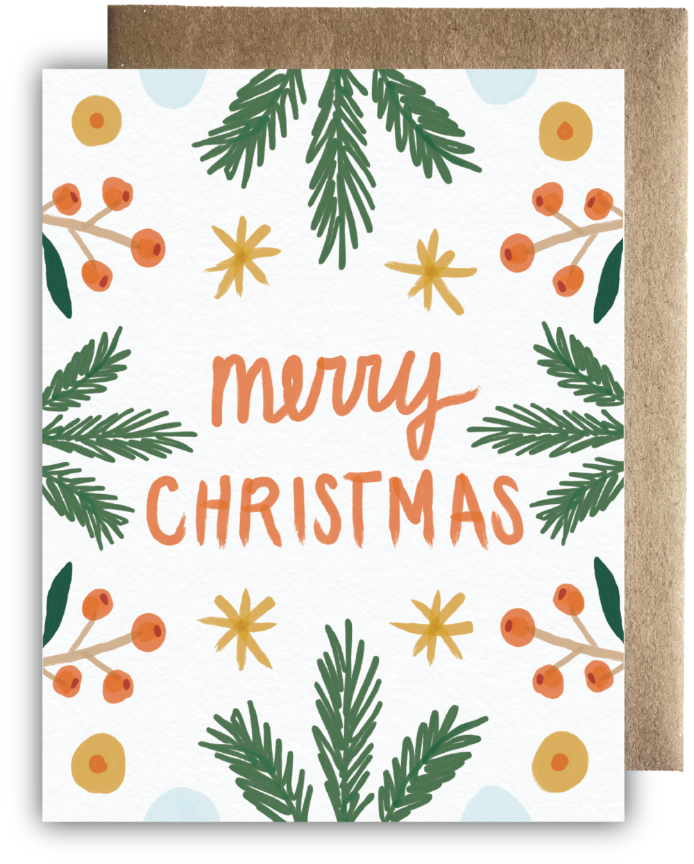 Merry Christmas Card — maija rebecca hand drawn